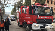 Adıyaman'da 2 katlı binanın birinci katında yangın çıktı