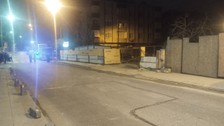 Üsküdar'da inşaat alanında toprak kayması! İstinat duvarı çöktü
