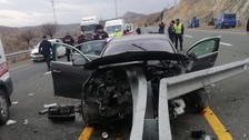 Elazığ'da trafik kazası: 1 ölü, 1 yaralı