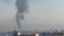 Terör örgütü PKK'nın kontrolündeki Kamışlı'da peş peşe 2 patlama! Görüntüler Mardin'den çekildi