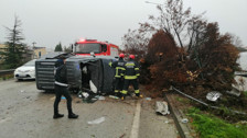 Manisa'da yaşanan trafik kazası sonucu 1'i ağır 5 kişi yaralandı