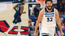 NBA'de tarihi gece! Joel Embiid 70 Karl-Anthony Towns 62 sayı attı