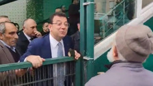 Cuma namazına giden Ekrem İmamoğlu'na 'seçimden seçime geliyorsun' tepkisi