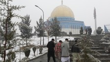 Afganistan'ın başkenti Kabil'e ilk kar yağdı!