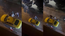 Kız kardeşini döverek zorla taksiye bindiren zanlı gözaltında