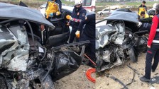 Şanlıurfa'da iki otomobilin çarpıştığı kazada 1 kişi öldü