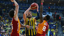 Türkiye Basketbol Süper Ligi'nde Fenerbahçe, Galatasaray'ı farklı mağlup etti