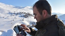 Erzurum'da arazilere kurulan fotokapanlarla kaçak avcılıkla mücadele ediyorlar