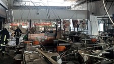 İzmir karayolunda restoranın tavanının çökmesi sonucu 11 kişi yaralandı
