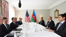 Azerbaycan Cumhurbaşkanı Aliyev ABD Dışişleri Bakanı Blinken'la görüştü
