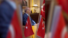 Cumhurbaşkanı Erdoğan, A Milli Erkek Basketbol Takımının maçını izlerken görüntülendi