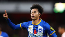Brighton'ın Japon yıldızı Mitoma, sakatlığı sebebiyle sezonu kapattı