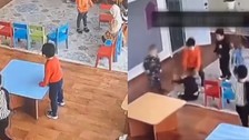Kazakistan'da kreşte dövülen çocuk beyin sarsıntısı geçirdi