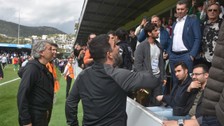 Bodrum FK-Eyüpspor maçında ortalık karıştı: Arda Turan'a yabancı madde atıldı, bir futbolcu hastaneye kaldırıldı