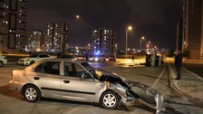 Kayseri'de işçi servisinin devrildiği kazada 3 kişi yaralandı