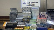 Hatay'ın İskenderun ilçesinde binlerce paket kaçak sigara ele geçirildi