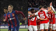 Devler Liginde gecenin maçları: Barcelona - Napoli ve Arsenal - Porto maç özeti izle!