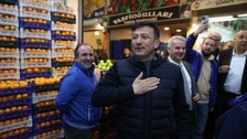 AK Parti İzmir adayı Hamza Dağ, orucunu huzurevinde açtı