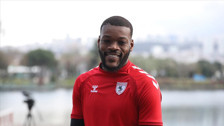 Samsunsporlu Ntcham gollerine ve taklalarına devam etmek istiyor