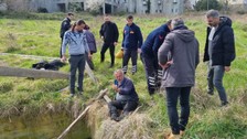 Sinop'ta bir vatandaş, köpeği kurtarmaya giderken sulama kanalında boğulma tehlikesi yaşadı