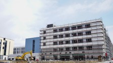 Esenyurt'ta yer alan Türkiye'nin en büyük lise kampüsünün inşaatında yüzde 91 oranında ilerleme