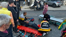 Muğla'da bir otomobilin elektrikli motosikletle çarpıştığı kazada 1 kişi yaralandı