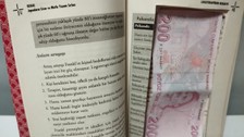 Samsun'da ele geçirilen sahte paralar bir kitabın içinden çıktı