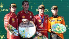 F1'de Avustralya Grand Prix'sini Carlos Sainz kazandı