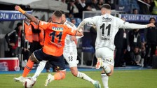Beşiktaş, deplasmanda Başakşehir'le son dakikada yediği golle berabere kaldı