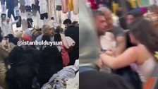Yakalanan hırsız 'bomba var' dedi sosyete pazarındaki yüzlerce kişi birbirini ezdi geçti