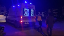 Motosiklet ticari taksi ile çarpıştı: 1 yaralı