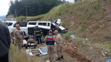 Son Dakika: Gaziantep'te beton mikseri minibüsü biçti: 9 ölü