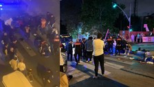 Kağıthane'de olaylı gece! Yunus polisi kovaladığı şüphelinin motosikletine sonra da direğe çarptı