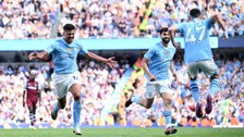 Son haftada West Ham'ı mağlup eden Manchester City, şampiyon oldu