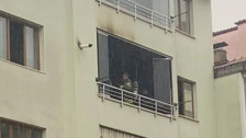 Kocaeli'de bir eve yıldırım düştü