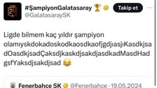 Galatasaray, şampiyonluk paylaşımında Ali Koç ve Mert Hakan Yandaş'a gönderme de bulundu