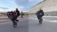 Kurnaz sürücü polisi kandıramadı, akrobasi hareketleri cezasız kalmadı