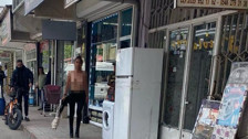 Ağrı'da bir kadın üstsüz şekilde sokaklarda yürüdü
