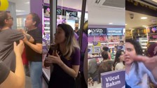 Bursa'da indirim çılgınlığı herkes birbirine girdi