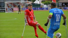 Ampute Milli Futbol Takımı Azerbaycan'ı 12-1 yendi
