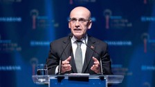 Hazine ve Maliye Bakanı Mehmet Şimşek İstanbul Finans Merkezi'nde konuştu