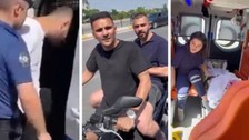 Kadıköy'de ambulansın önünü kesen magandalar yakalandı