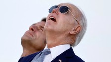 ABD Başkanı Joe Biden'ın garip hareketleri dikkat çekti