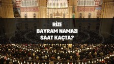 Rize'de bayram namazı saat kaçta kılınacak? İşte 2024 Kurban Bayramı için Rize bayram namazı saati.