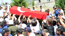 Pençe-Kilit şehidi, son yolculuğuna uğurlandı! Vasiyeti yerine getirilecek