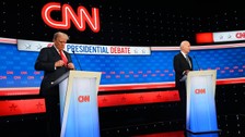 Trump ve Biden karşı karşıya! Amerika seçimi öncesi televizyonda ilk tartışma
