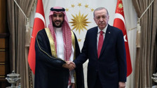Cumhurbaşkanı Erdoğan, Suudi Arabistan Savunma Bakanı Al-Suud ile görüştü