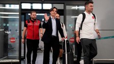 A Milli Futbol Takımı, yurda döndü