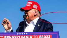 Kurşun Trump'a giderken görüntülendi