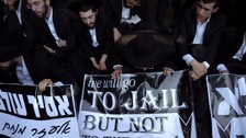 İsrail'de bir ilk! Harediler ayaklandı